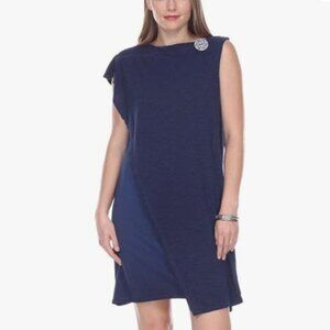 Neon Buddha Women's Standard Seaside Dress Dress Blue Size XS